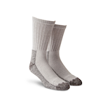 Aggressor Men's Cushioned 2-Pack Work Socks Front_Angled_Right