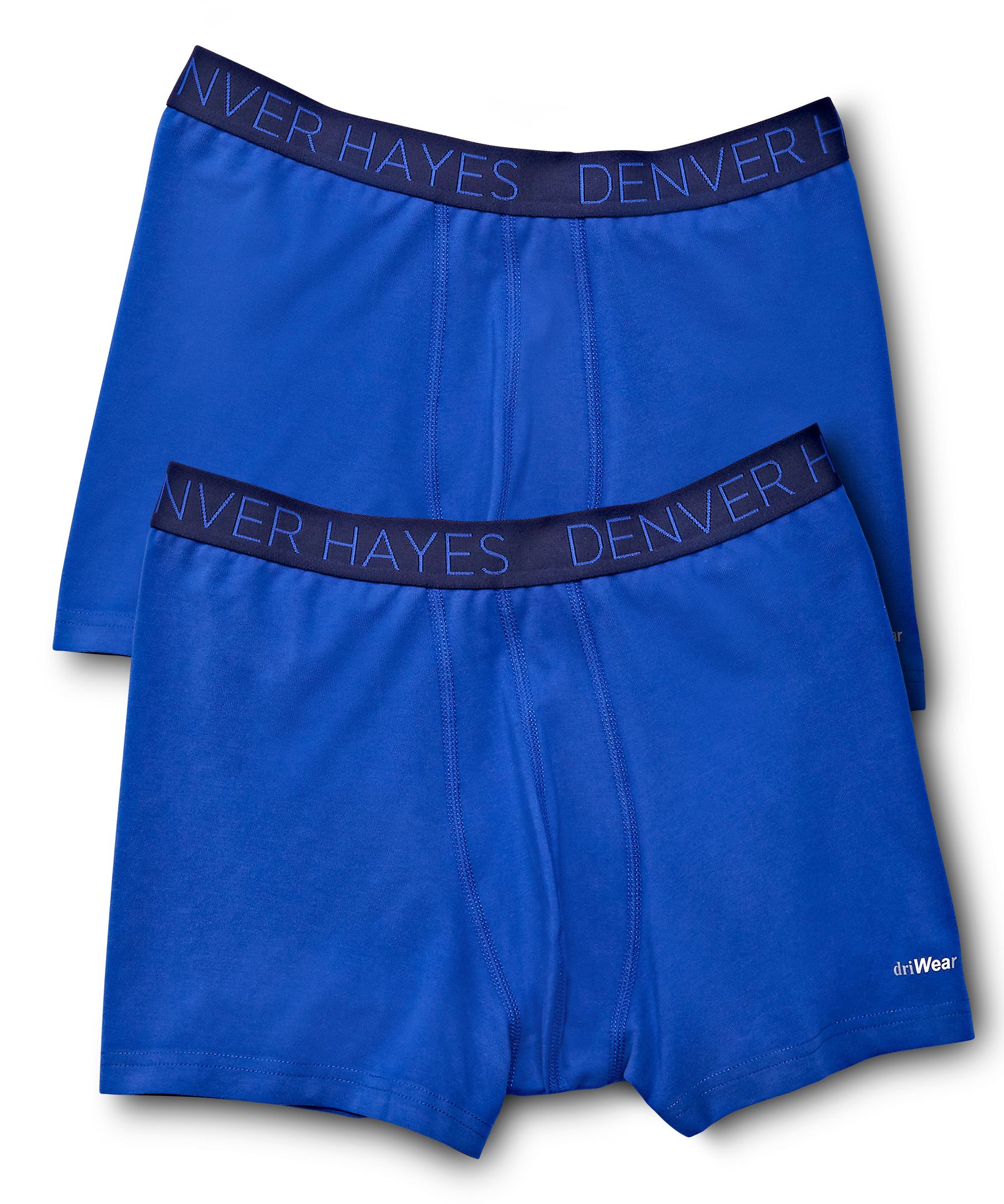 Caleçon court Denver Hayes driWear, pour hommes, paquet de 2