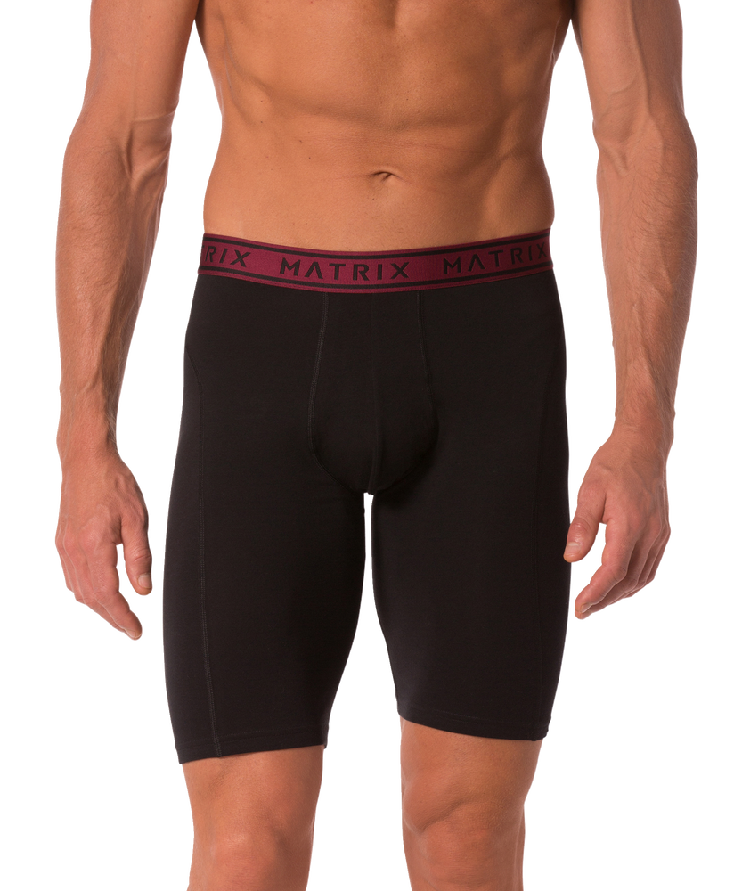 Matrix Men's 2 Pack Microfibre Boxer Briefs Underwear