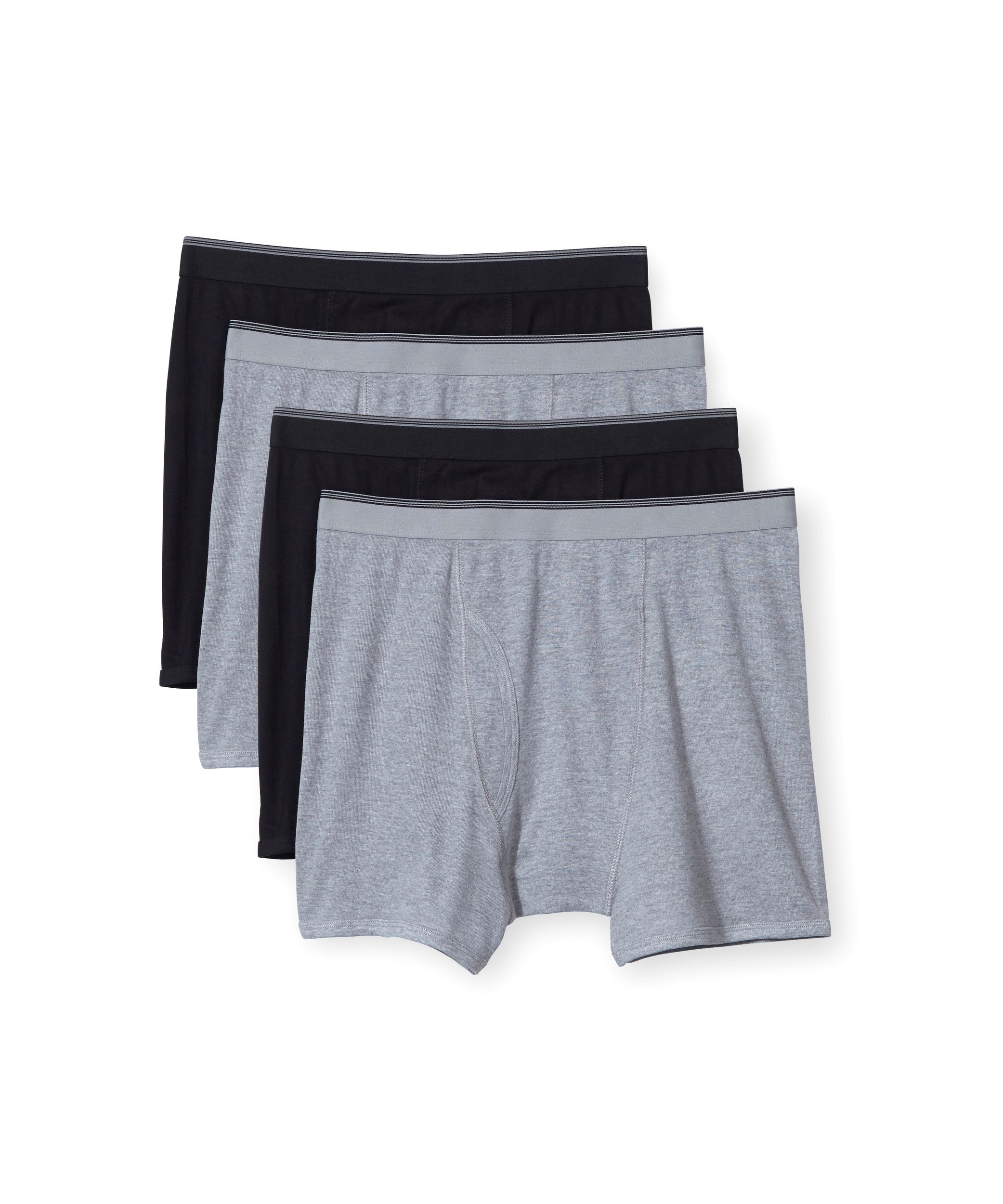Men's 4 Pack Boxer Briefs Underwear Marks
