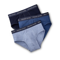 Denver Hayes Men's 3-Pack Classic Modern Briefs Front_Flat