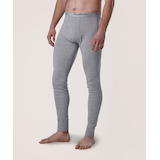 WindRiver Men's FRESHTECH Unlined Combed Cotton Base Layer Thermal Knit Pants Front_Angled_Left