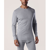 WindRiver Men's Rib Knit Thermal Top Front_Angled_Right