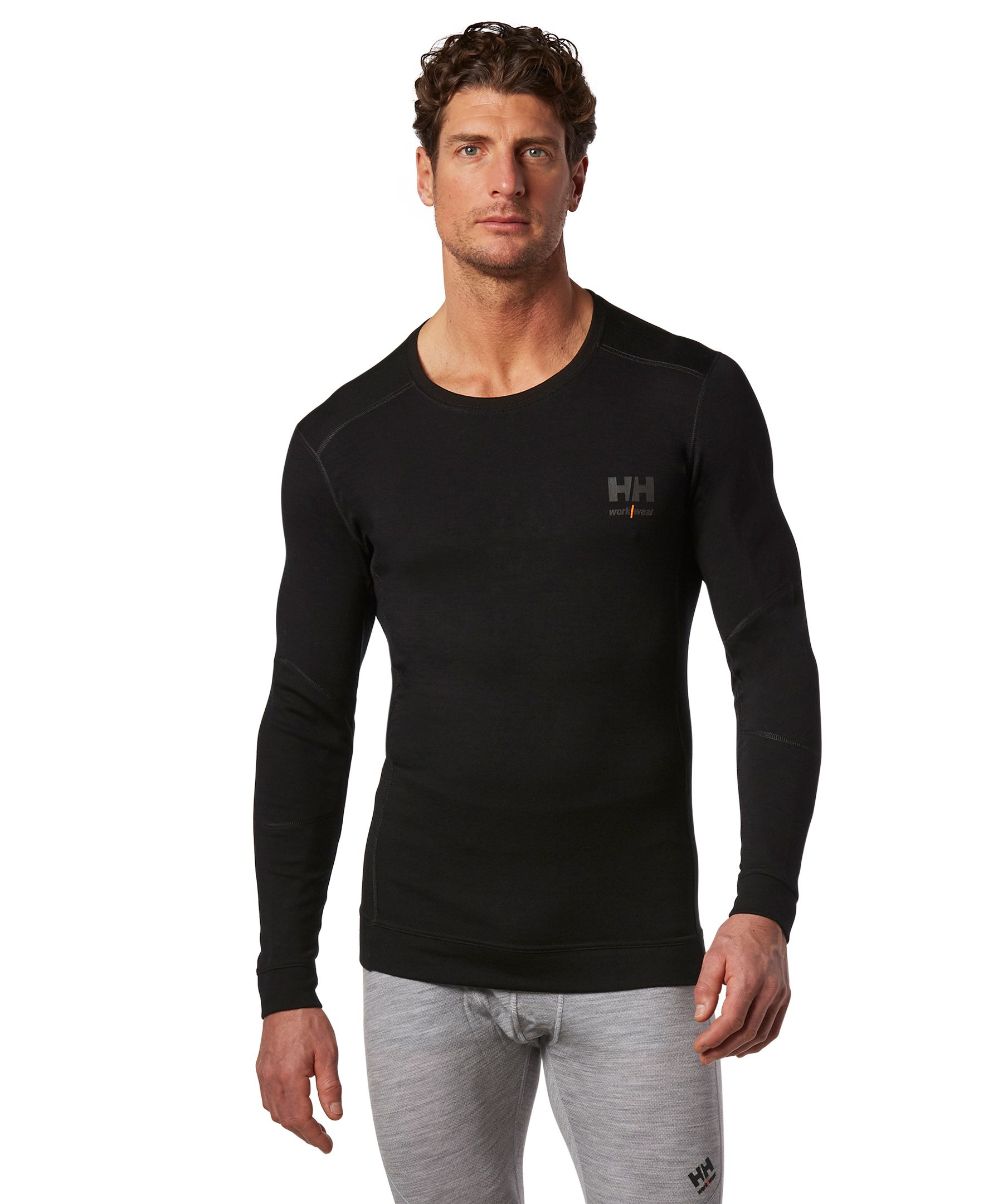 Helly Hansen Workwear Men's Lifa Merino Crewneck Thermal Base