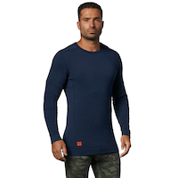 Haut isotherme Helly Hansen Workwear à col ras du cou, pour hommes, Lifa Max Front_Angled_Right