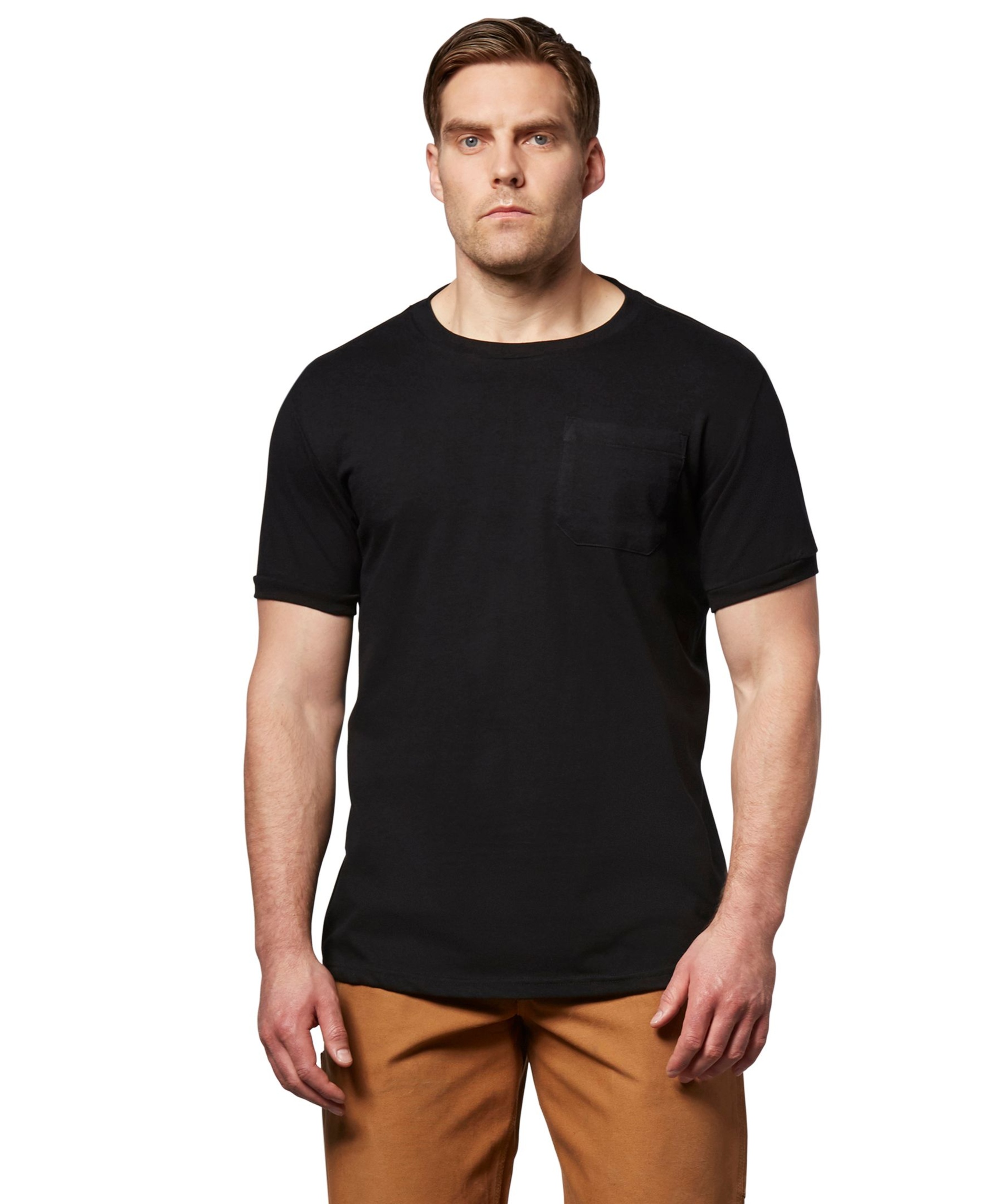 Aggressor Men's Crewneck Short Sleeve Work T-Shirt With FRESHTECH | Marks