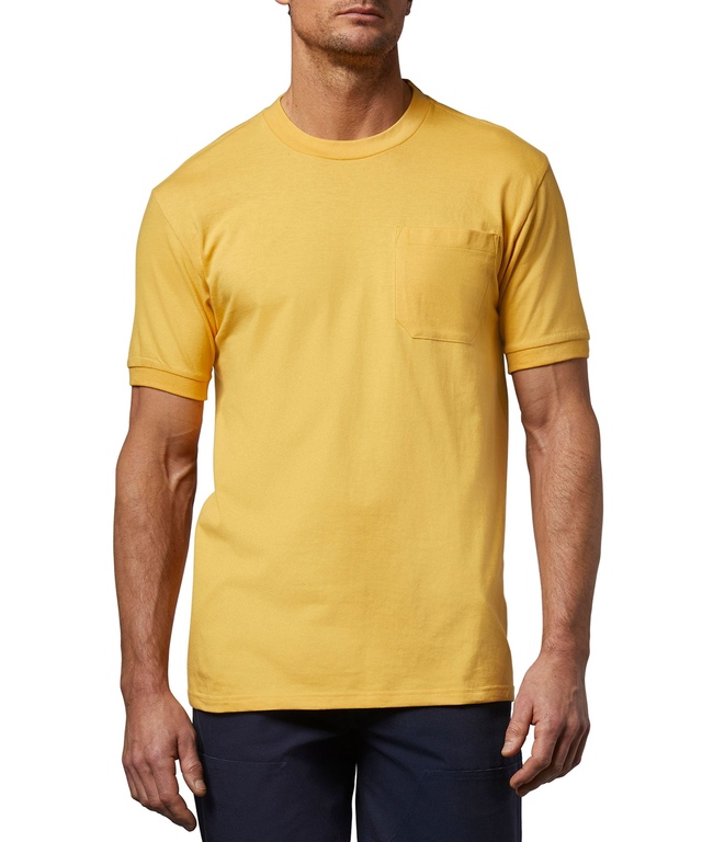 Aggressor Men's Crewneck Short Sleeve Solid Work T-Shirt With FRESHTECH