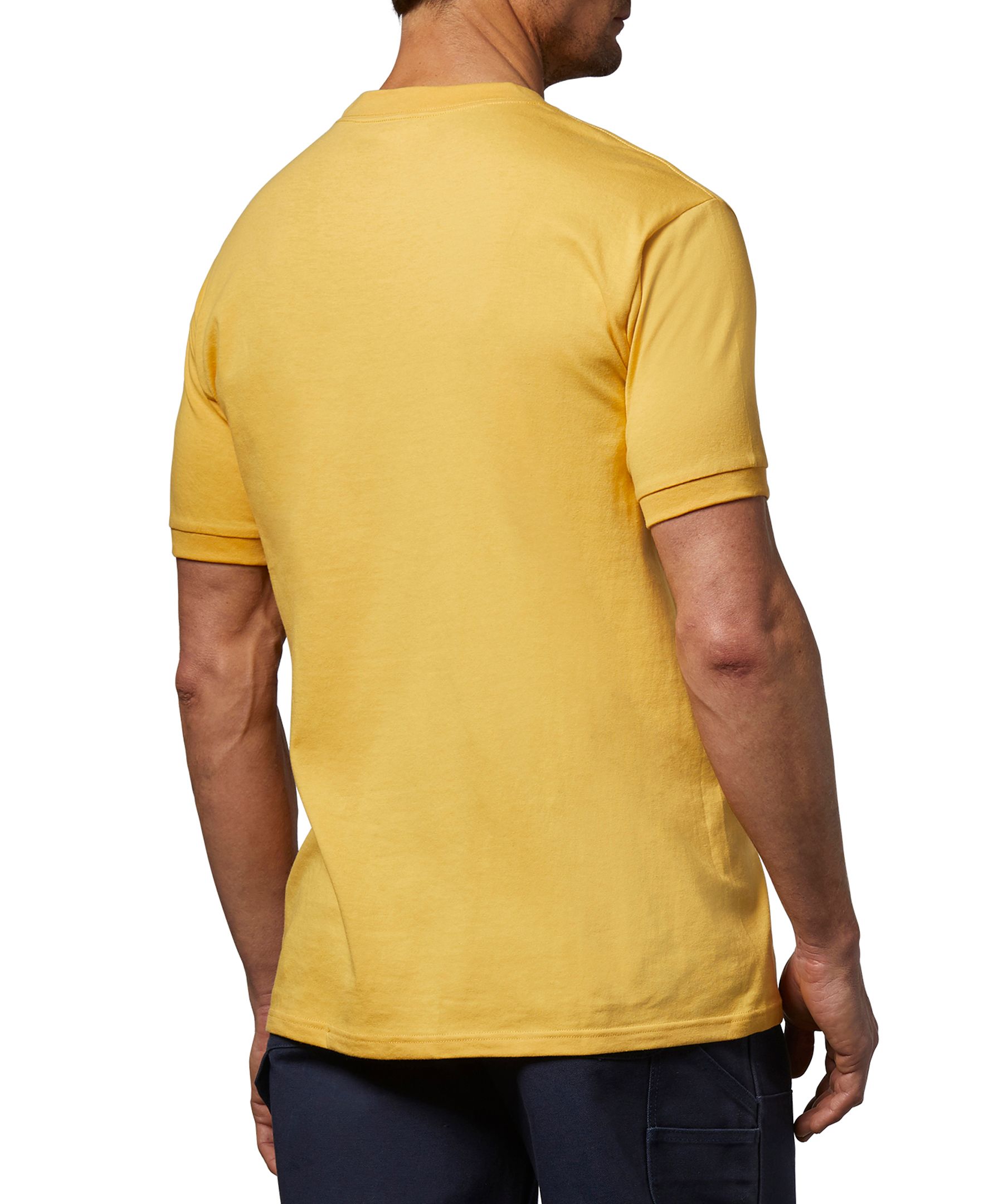 Aggressor Men's Crewneck Short Sleeve Solid Work T-Shirt With FRESHTECH