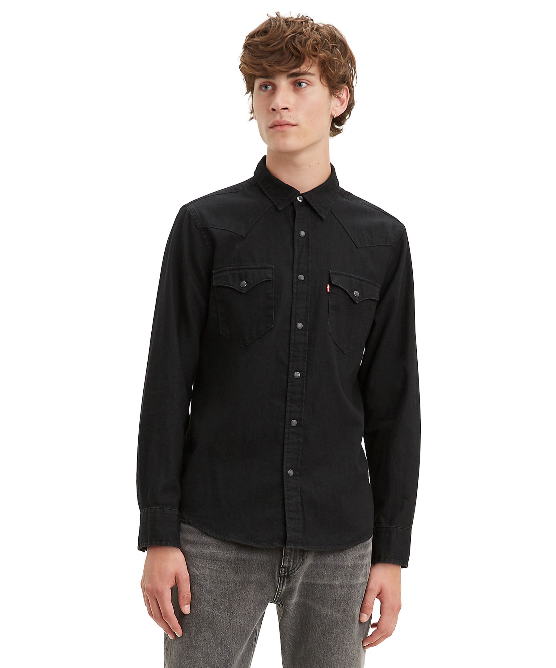 Levi's Men's Barstow Cotton Twill Classic Fit Long Sleeve Western Shirt ...