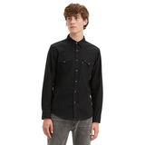 Levi's Men's Barstow Cotton Twill Classic Fit Long Sleeve Western Shirt Front_Flat