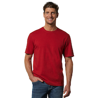 Denver Hayes Men's 50 Wash Classic Fit Crewneck T Shirt Front_Flat