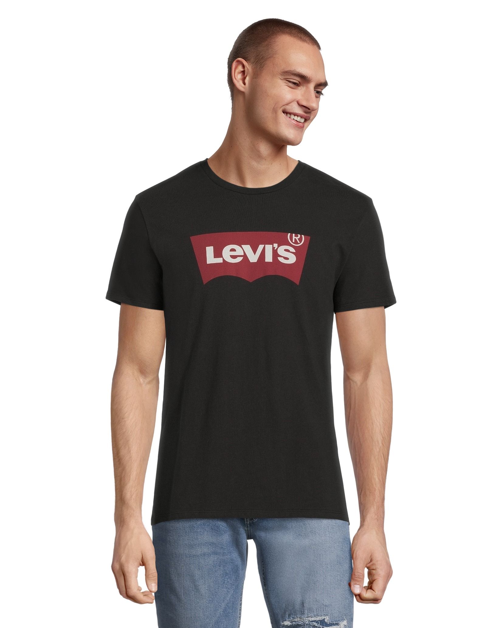 T-shirt graphique de Levi's de coupe standard à col ras du cou et ailes de chauve-souris, pour hommes