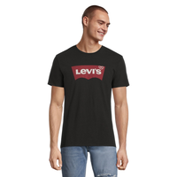 T-shirt graphique de Levi's de coupe standard à col ras du cou et ailes de chauve-souris, pour hommes Front_Flat