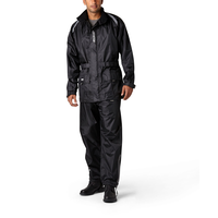 Habit de pluie Ganka deux pièces, pour hommes motocyclistes Front_Angled_Left