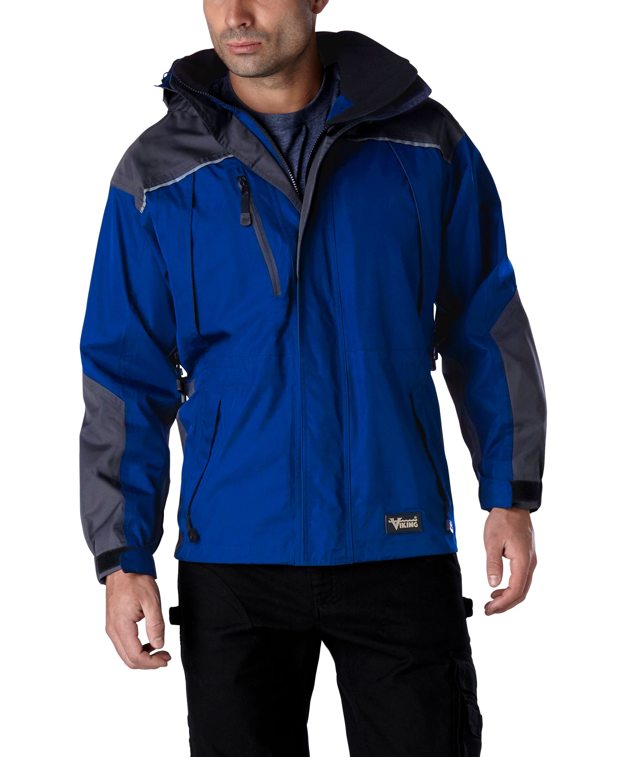 Viking Men's Tempest Classic II Waterproof Rain Jacket with Removable ...