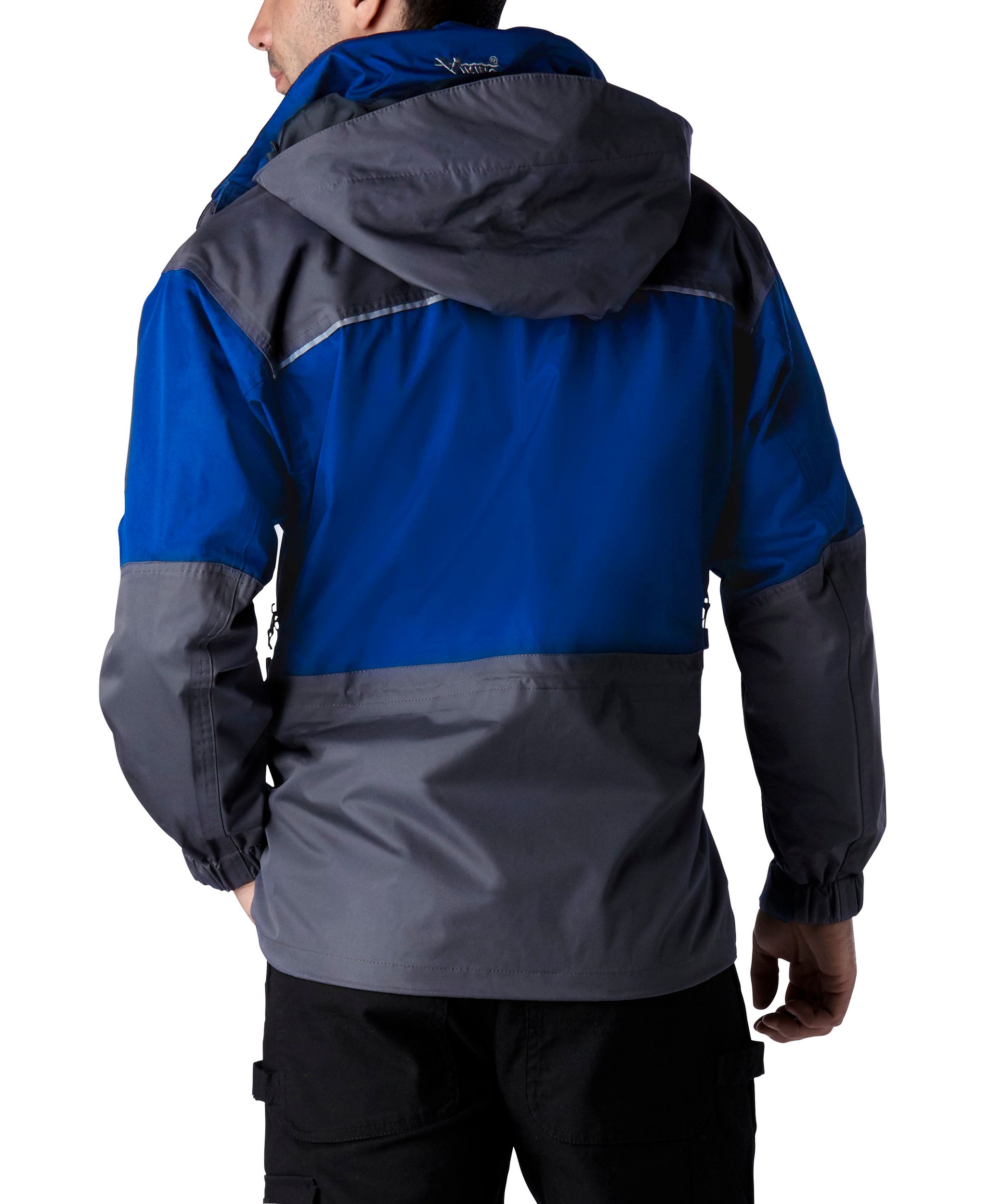 Viking® Men's Tempest Classic II Waterproof Rain Jacket with Removable Hood - Navy