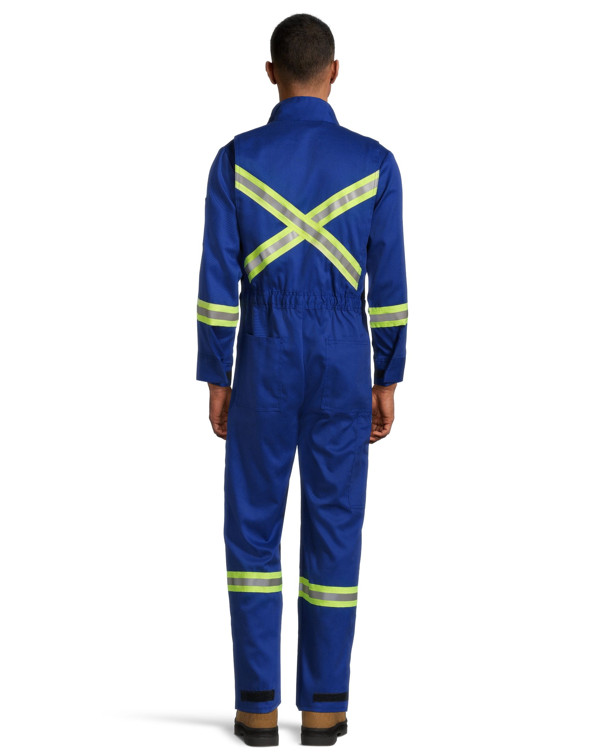 Combinaison de travail non doublé ignifuge avec ruban réfléchissant 7&nbsp;oz pour hommes, FireWall Workwear
