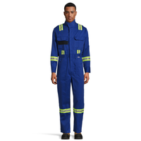 Combinaison de travail non doublé ignifuge avec ruban réfléchissant 7&nbsp;oz pour hommes, FireWall Workwear Front_Flat