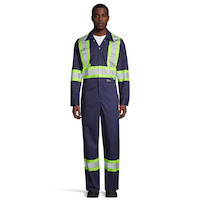 Viking® Men's Coverall with Reflective Tape Front_Flat