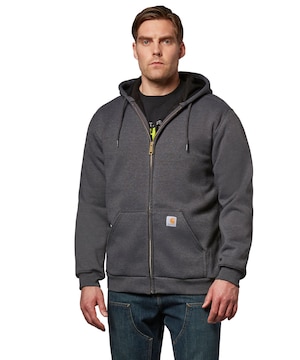 Chandail en molleton à capuche hydrofuge Carhartt à fermeture à glissière sur le devant, pour hommes, Paxton Rain Defender