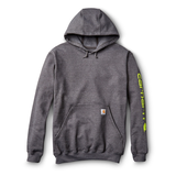 Carhartt Chandail à capuche et manches longues d'épaisseur moyenne avec logo, pour hommes Front_Flat
