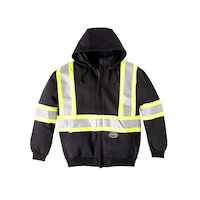 Chandail de sécurité à capuche Pioneer haute visibilité, épais et ignifuge, homologué CSA&nbsp;Z462 et Z96, pour hommes