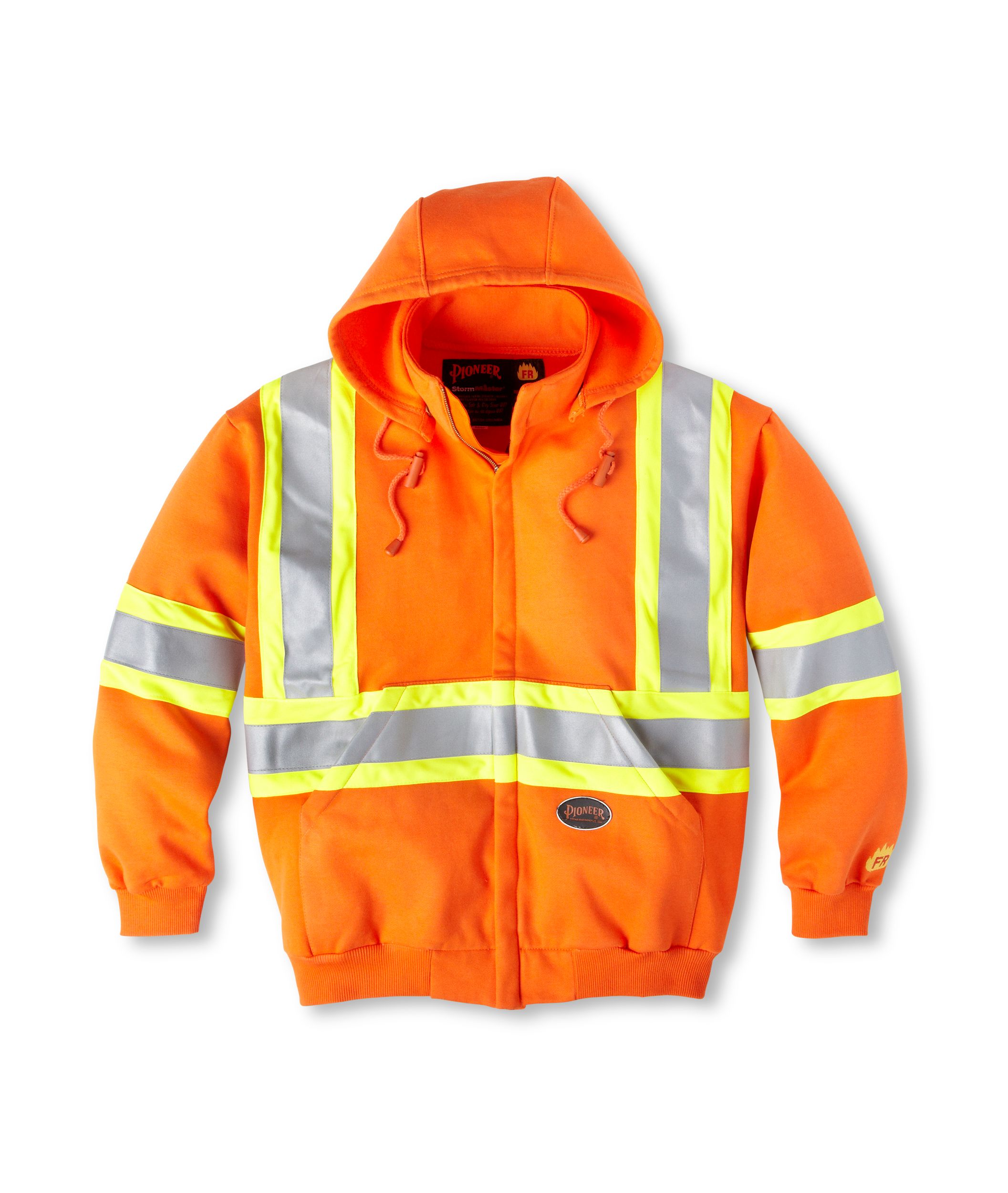 Pioneer Men's CSA Z462 & Z96 Flame Resistance Hi Vis Heavyweight Safety Hoodie