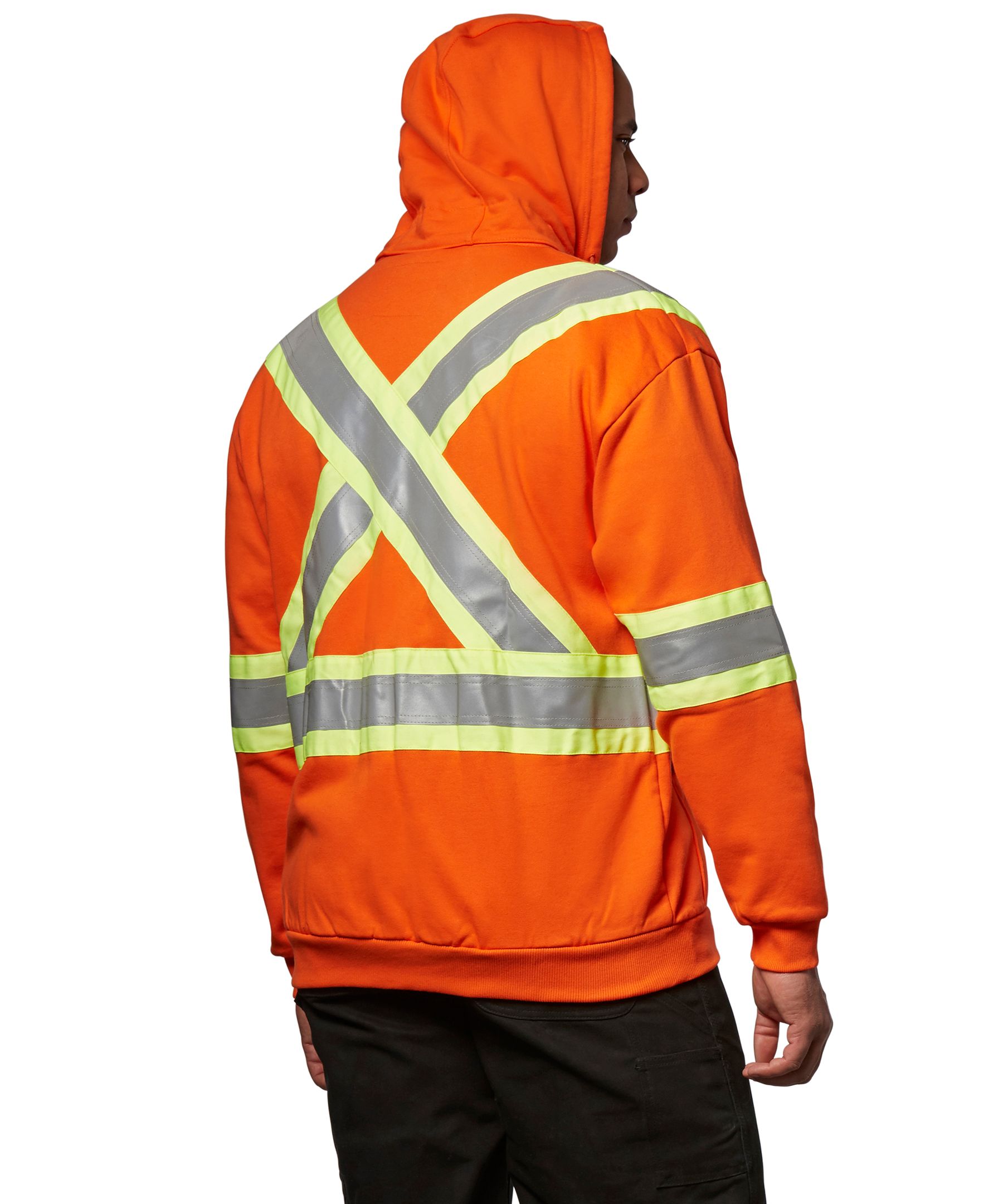 Pioneer Men's CSA Z462 & Z96 Flame Resistance Hi Vis Heavyweight Safety Hoodie