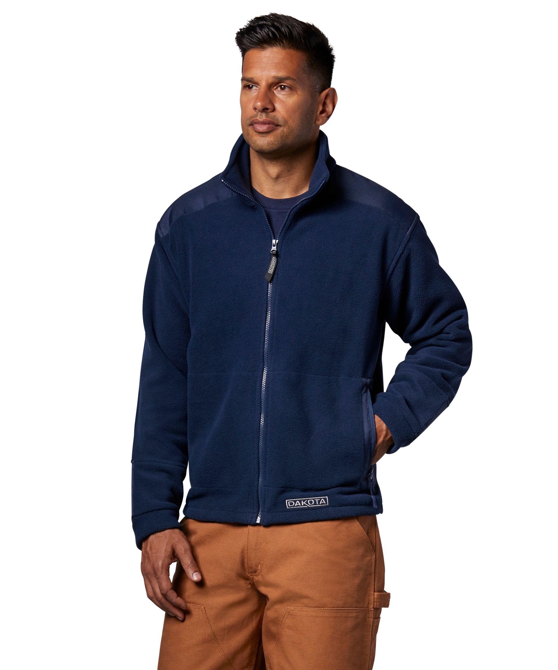 Dakota WorkPro Series Men's Deluxe Solar Full Zip Fleece Jacket