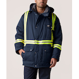 Parka hydrofuge Helly Hansen Workwear avec ruban CSA, pour hommes, Weyburn Front_Flat