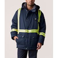 Parka hydrofuge Helly Hansen Workwear avec ruban CSA, pour hommes, Weyburn Front_Flat