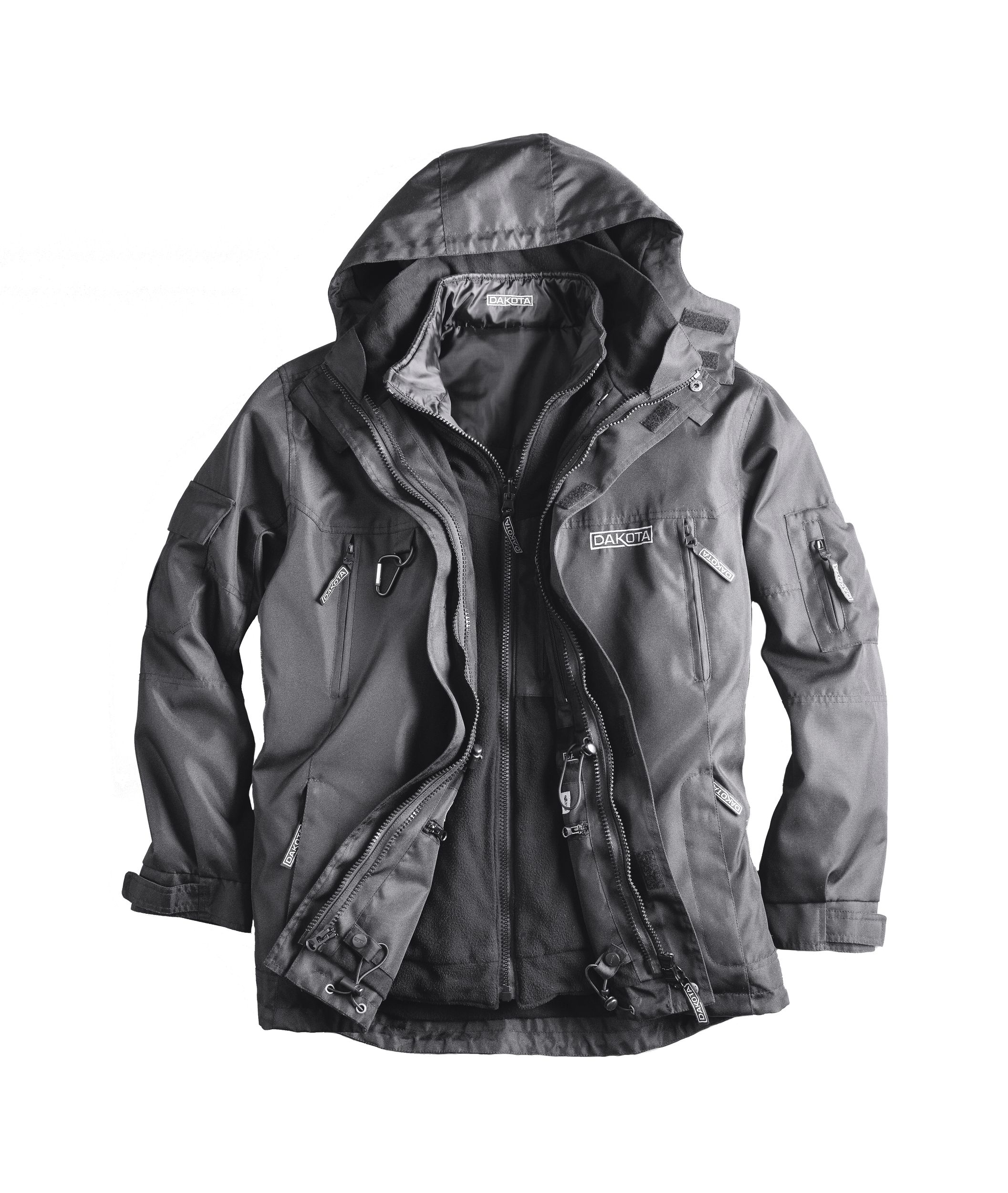 Dakota WorkPro Series Men's 600D 7-in-1  Jacket with Reversible T-MAX Liner
