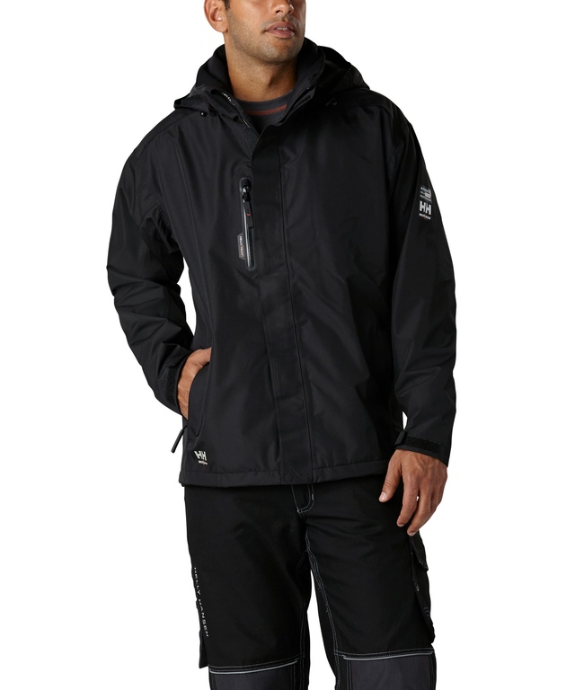 Veste non doublée Helly Hansen Workwear Tech à capuche et rabat anti-tempête, pour hommes, Haag