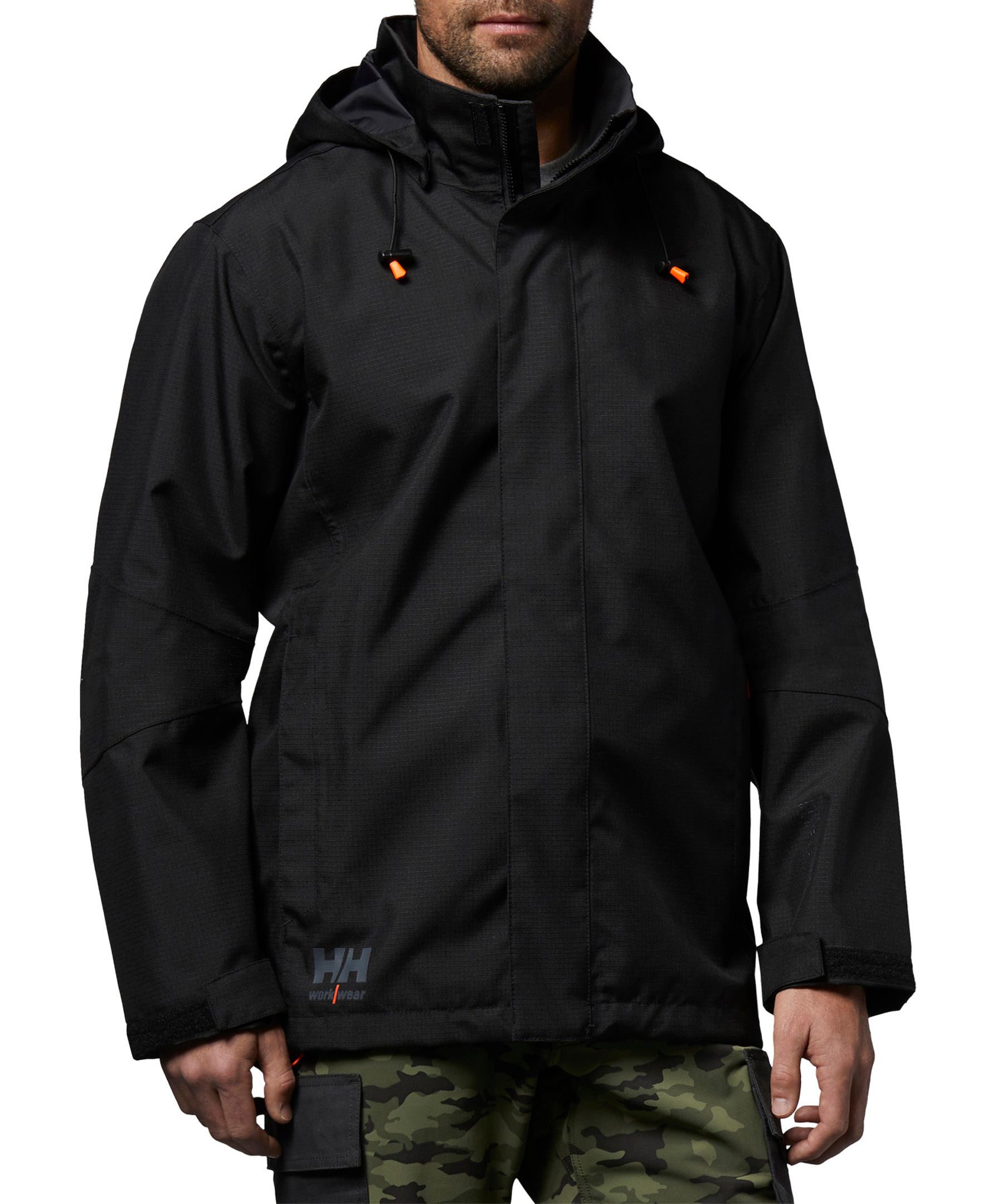 Helly Hansen Workwear Men's Oxford Waterproof Shell Jacket with ...
