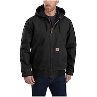 Carhartt Men's Loose Fit Washed Duck Insulated Active Jacket Front_Angled_Right