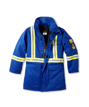 FireWall Workwear Men's FR Striped Insulated Parka Jacket