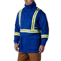 FireWall Workwear Men's FR Striped Insulated Parka Jacket