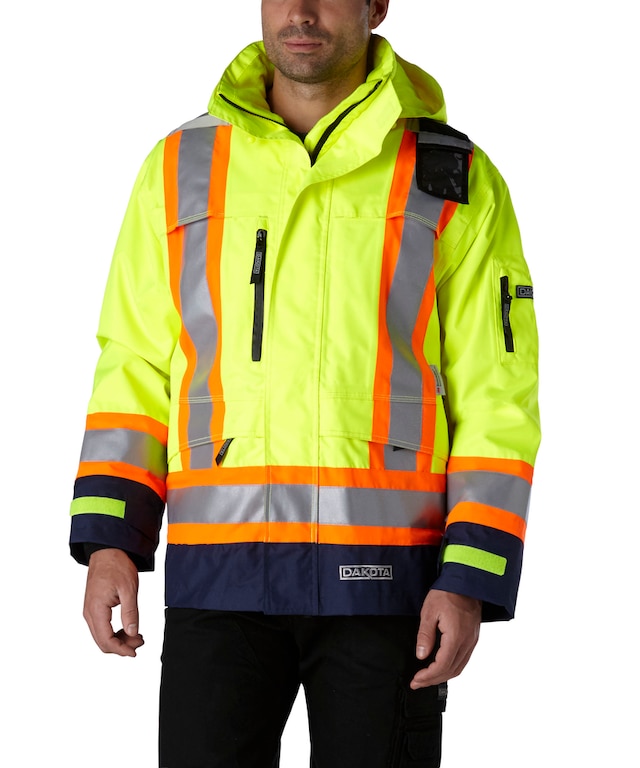 Dakota Workpro Series Men's Hi Vis 300D Hyper-Dri Waterproof Ripstop ...