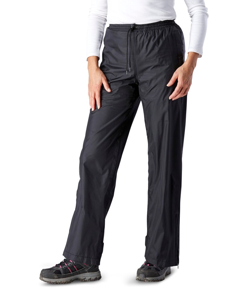 Huk Women's CYB Packable X-Large Black Packable Fishing Rain Pants 