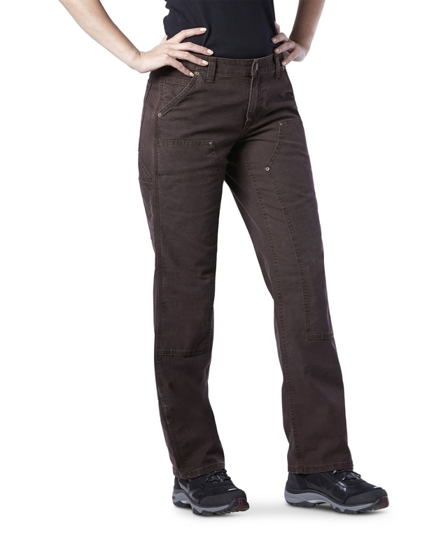 Pantalon de travail Carhartt Rugged Flex de coupe ample en toile à taille haute et à panneaux avant doubles, pour femmes