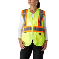 Pioneer Women's Hi-Vis Safety Vest Front_Flat