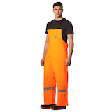 Salopette imperméable extensible haute visibilité Helly Hansen Workwear en polyuréthane, pour hommes, Alberta Front_Angled_Left