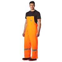 Salopette imperméable extensible haute visibilité Helly Hansen Workwear en polyuréthane, pour hommes, Alberta Front_Angled_Left