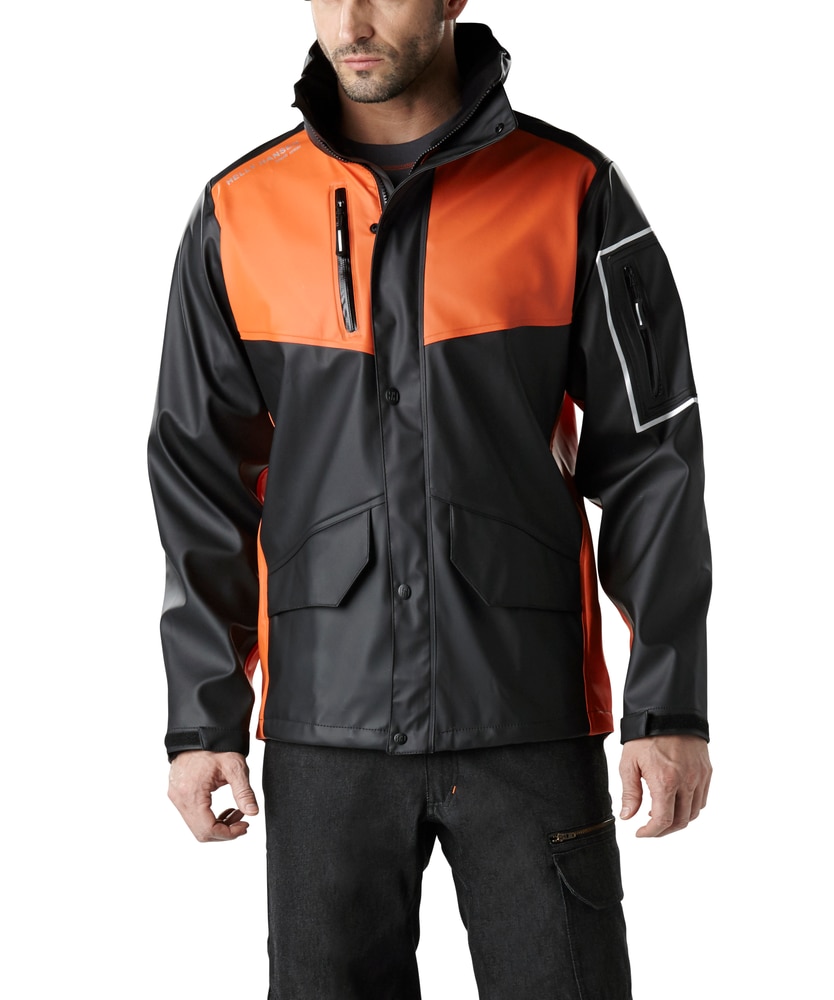 Helly Hansen Workwear Men's West Coast PU Waterproof Jacket - Black ...