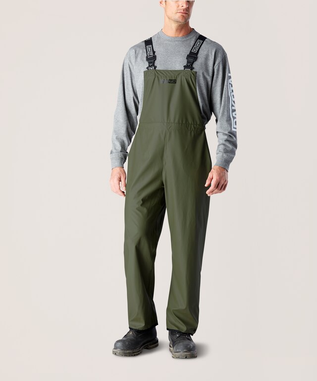Dakota Workpro Series Men's Stretch Bib Rain Pant Marks