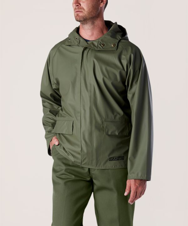 福袋 売れ残り WorkPro Dakota Series Jacket Rain Hooded Stretch PU Men's Clothing