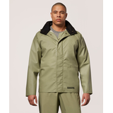 Dakota WorkPro Series Men's PVC Hooded Rain Jacket Front_Flat