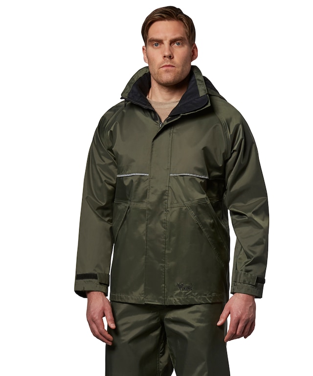 Viking Men's Green Journeyman 420D Hooded Jacket | Marks