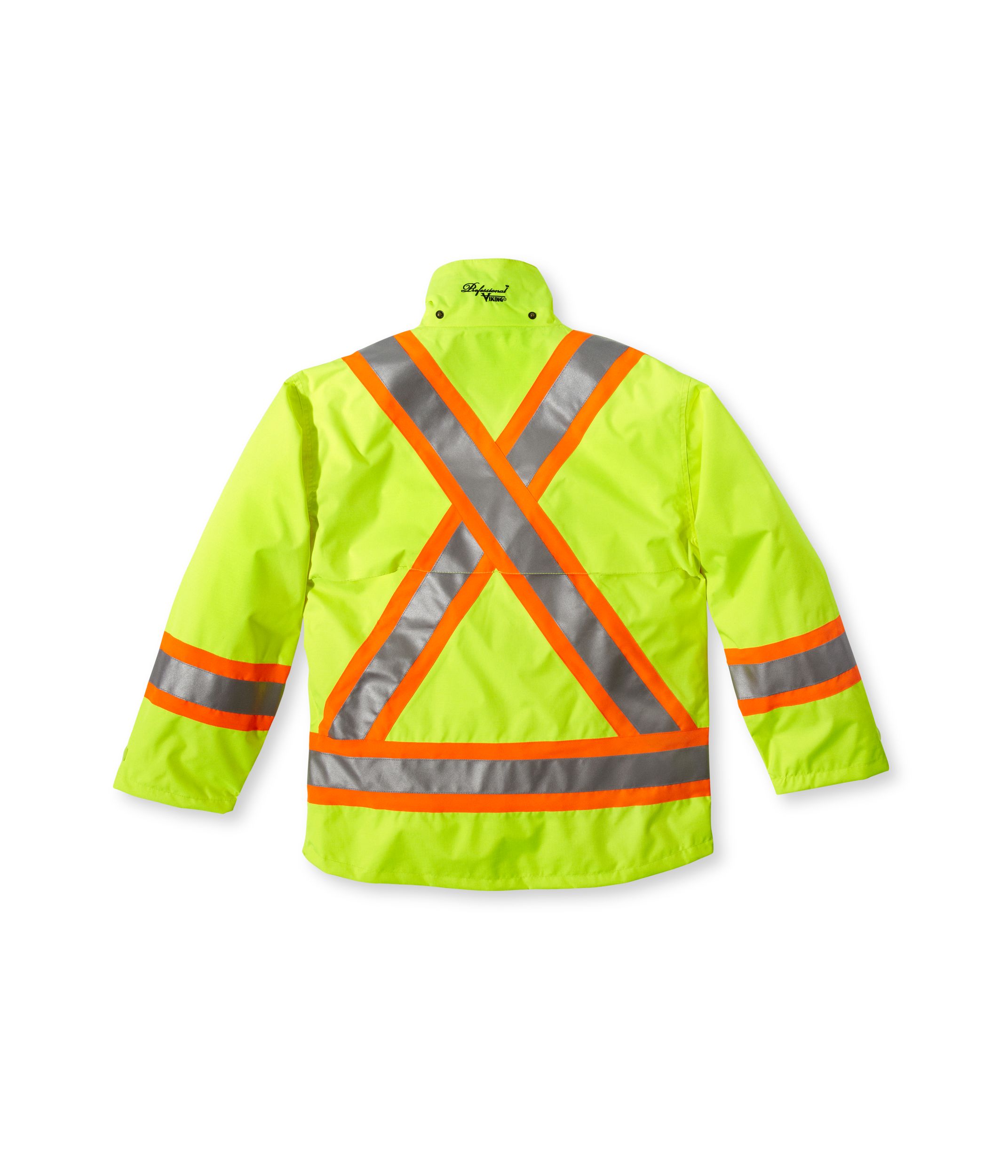 Viking® Men's Professional Journeyman Hi-Vis Waterproof and Windproof Rain Jacket