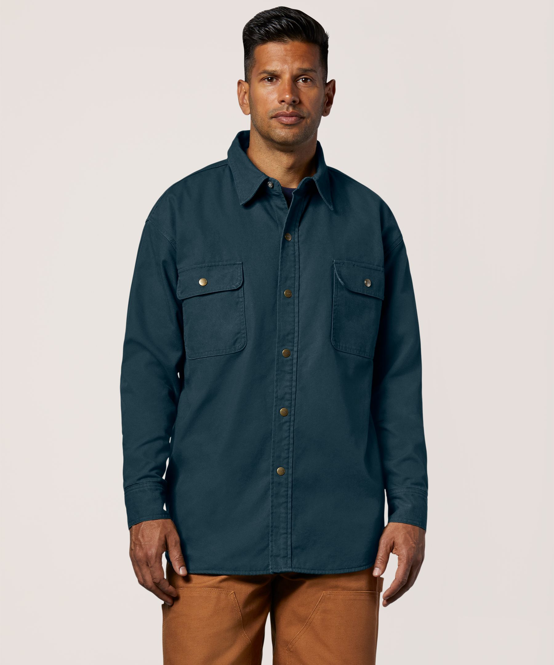 DAKOTA ダックシャツジャケット Dakota WorkPro Series Men's Fleece Lined Micro-Sanded Washed